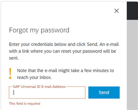 How To Reset Your Universal Id Password Sap Blogs