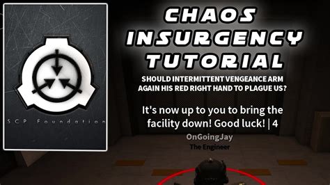 Chaos Insurgency Tutorial SCP Roleplay Roblox YouTube