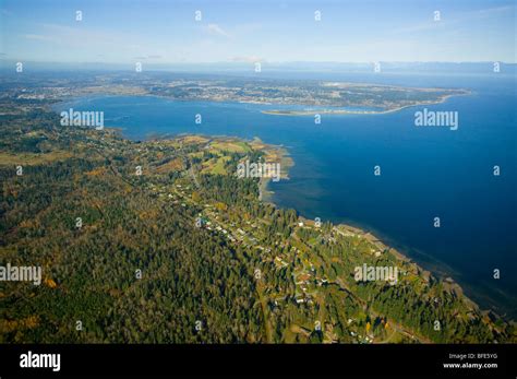 Aerial View Of Royston With Comox Bay And The Comox Peninsula Comox