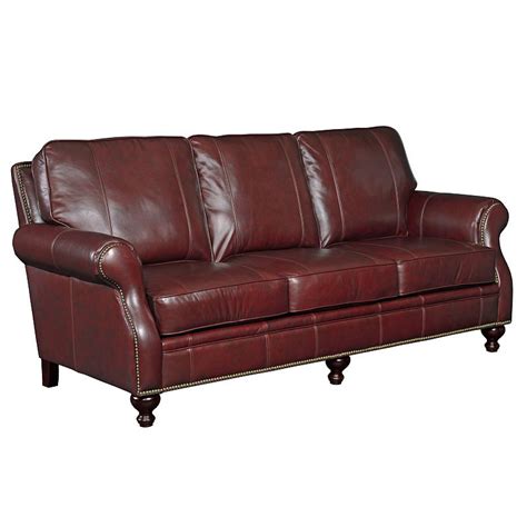 Broyhill L651 3 Franklin Leather Sofa Discount Furniture At Hickory