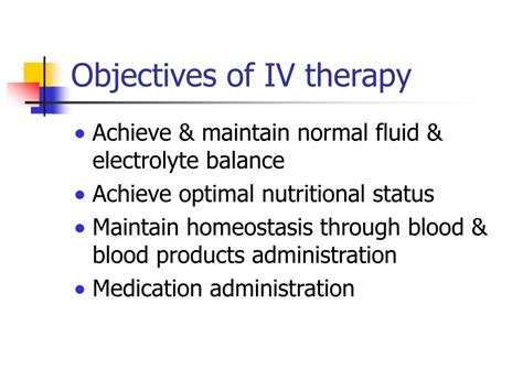 Ppt Iv Therapy Powerpoint Presentation Free Download Id9628818