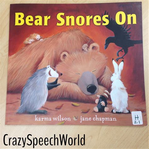 Bear Snores On Book Companion