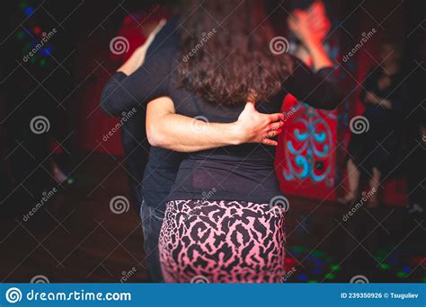 couples dancing traditional latin argentinian dance milonga in the ballroom tango salsa bachata