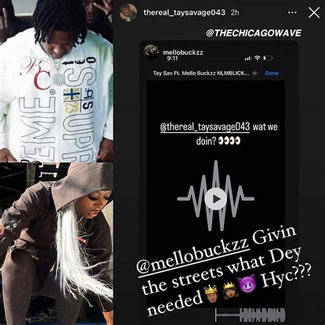 The Chicago Wave On Twitter Tay Savage Teases A Collab With Mello