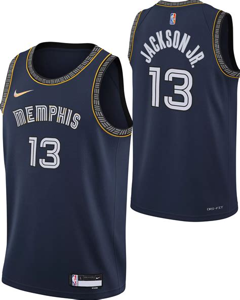 Nike Mens 2021 22 City Edition Memphis Grizzlies Jaren Jackson Jr 13