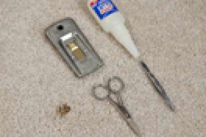 A great way to fix a stretched carpet. How to fix a burn in your carpet without replacing the ...