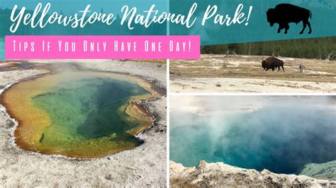 Yellowstone National Park Tips If You Only Have One Day Youtube