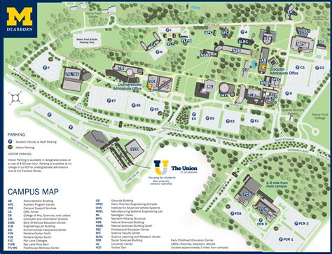 University Of Michigan Campus Map Map Of The World