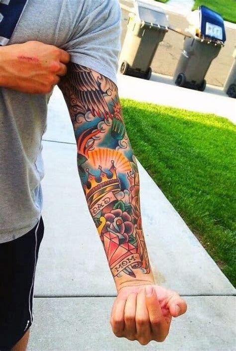 Top 59 Traditional Tattoo Sleeve Ideas 2021 Inspiration Guide