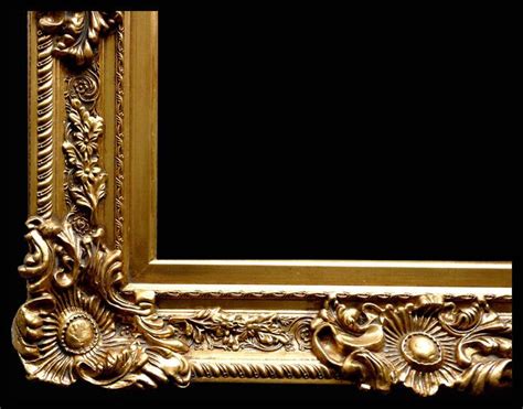 Wood Picture Frame Ornate Antique Gold 24 X 36 Moulding Wide 5 12