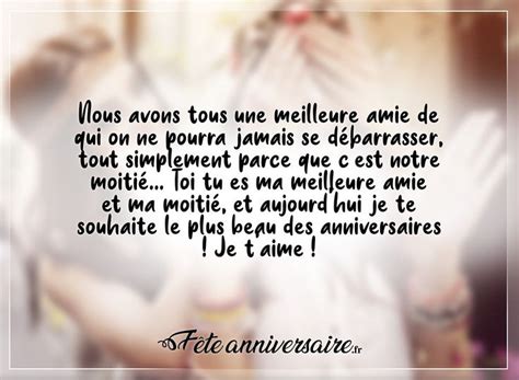 Les meilleures idées de textes d anniversaire pour une amie Idée de