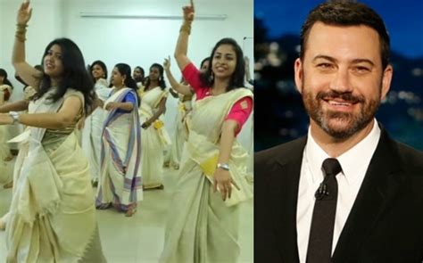 jimikki kammal reaches hollywood now jimmy kimmel is a fan of mohanlal s song india today