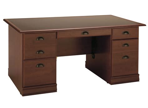 South Shore Vintage Classic Cherry Office Desk 7368718 At