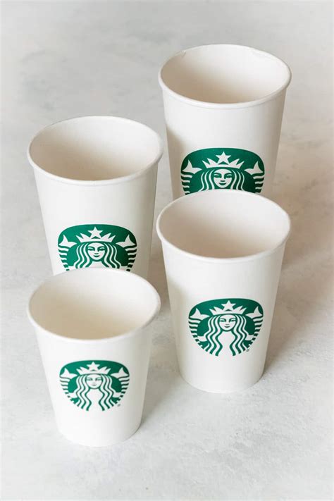 All Starbucks Cup Sizes For Hot And Cold Drinks Grounds To Brew