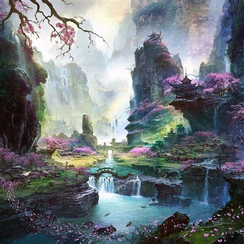 Japanese Landscape Painting Wallpapers Top Free Japanese Landscape