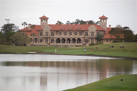 The Magnificent Clubhouse At Tpc Sawgrass As Seen From The 18th Tee Of