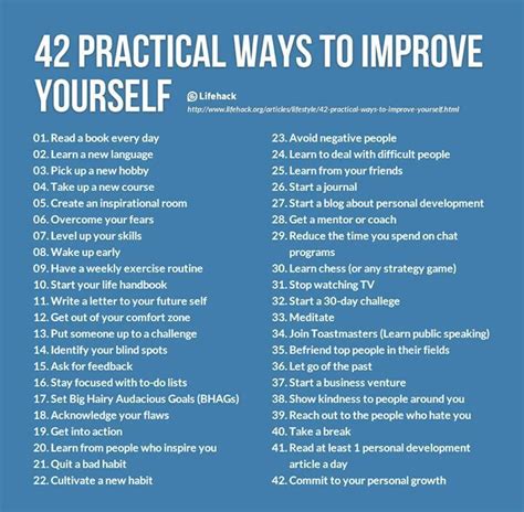 42 Practical Ways To Improve Yourself Pictures, Photos ...