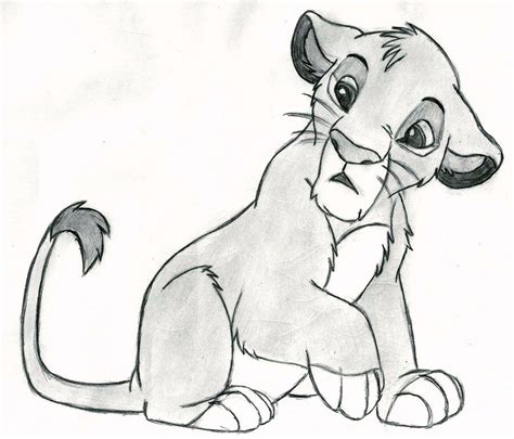 Pencil Drawings Of The Lion King