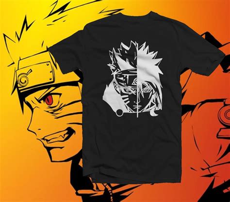 Naruto Sasuke Custom Design T Shirt Fruitoftheloom Naruto T Shirt