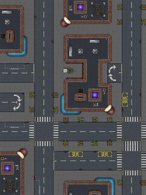 Modern Streets Tiles Mapforge