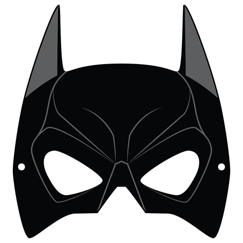 Batman Maske Skabelon Gratis Printbare Papirmodeller