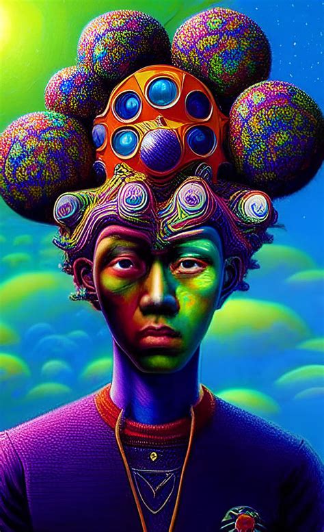 psychedelic portrait 49 digital art by barroa artworks fine art america
