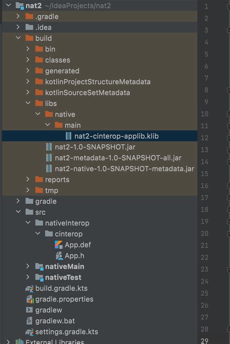 How To Import Generated Kotlin Classes From C In Kotlin Native Stack