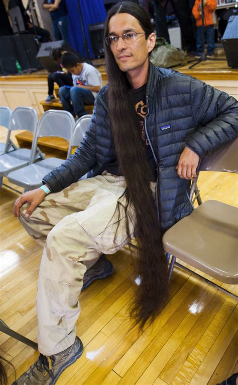 If he's not the type for just sitting around looking pretty he might also be a badass long hair. Winslow Elks hosts 'Longest Hair' contest | Navajo-Hopi ...