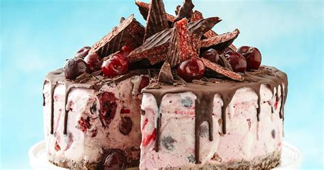 And to make things super easy for you. Cherry Ripe ice-cream cake