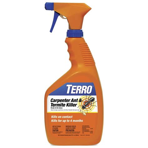 But it's important to remember that the spray is toxic to. Amazon.com : TERRO Carpenter Ant & Termite Killer Ready-to-Use : Insect Repellents : Patio, Lawn ...