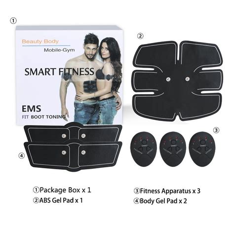 Smart Fitness Body Mobile Gym 6 Pack Ems Tummy Flatter Weight Loss