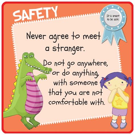 Childrens Stranger Safety Sign
