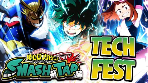 Best Units In The Game Tech Smash Fest Summons My Hero Academia