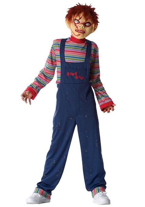 Chucky Boys Costume Childrens Scary Halloween Costumes