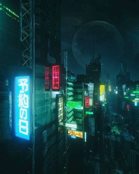 Beeple 062417 Electric Void Cyberpunk City Cyberpunk