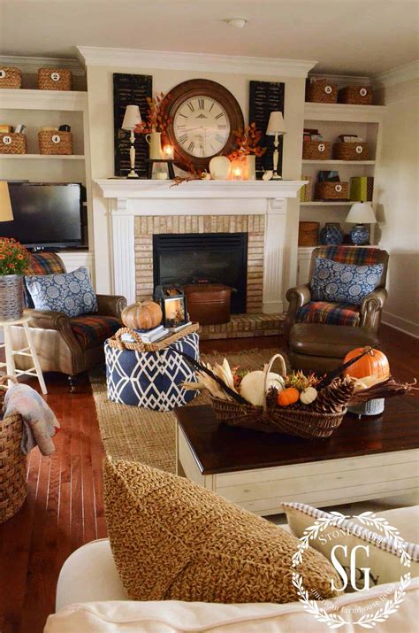 Interior Fall Decorating Ideas For The Home Fall Living Room Decor