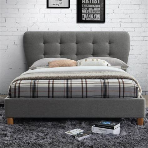 Buy Cologne Retro Fabric Bed Frame Fabric Beds Fads