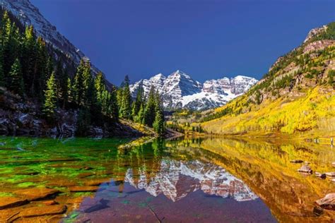 Maroon Bells A Gorgeous View Of Nature ~ Amazing World Reality Most