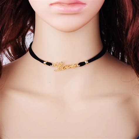 2017 New Fashion Jewelry Velvet Choker Necklace Tight Black Leather