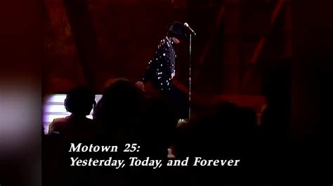 Michael Jackson Billie Jean Motown 25 1983 Yesterday Today
