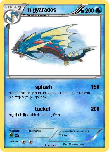 Pokémon M Gyarados 46 46 Splash My Pokemon Card