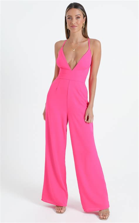 Welcome to hot pink online! Dream Of Jumpsuit In Hot Pink | Showpo