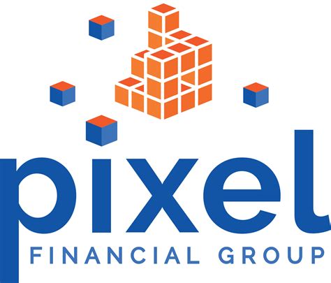 Pixel Logo With Blocks Pixel Financial Group