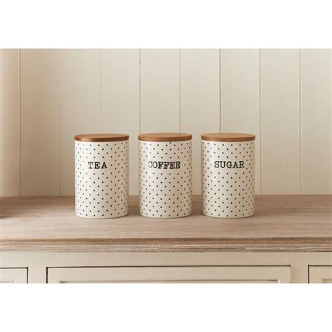Check spelling or type a new query. Polka Dots Tea - Coffee - Sugar Set 3pc | Kitchenware