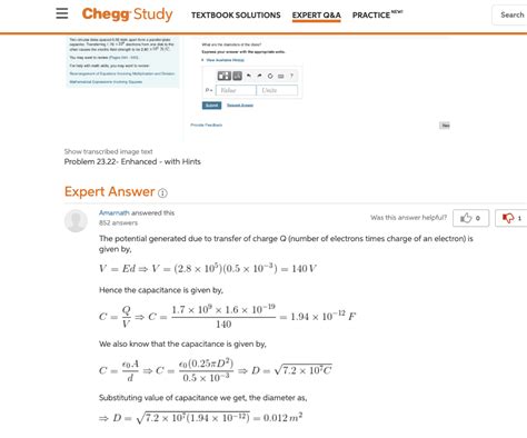Solved Ξ Chegg Study Textbook Solutions Expert Qanda