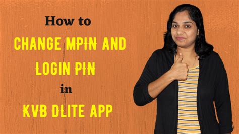 How to reset my cash app pin? How to change mPIN and Login PIN in KVB DLite app | KVB ...