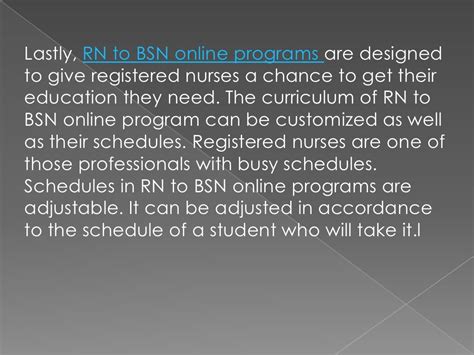 The Benefits Of Rn To Bsn Online Programs