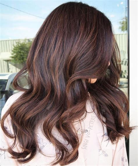 Chocolate Brown Hair Color Ideas For Brunettes With Images Highlights For Dark Brown Hair