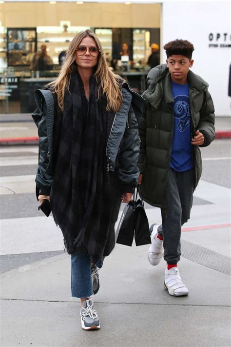 Check out a collection of heidi klum children out about new york photos and editorial stock pictures. Heidi Klum Goes Shopping with Her Oldest Son Henry in ...