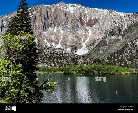 Convict Lake At Mammoth Lakes In Eastern Sierras Stock Photo Alamy
